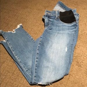 Paige maternity ankle jeans